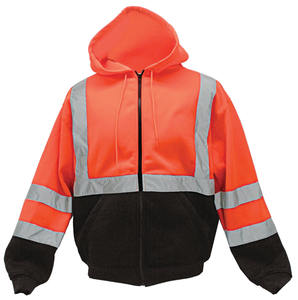 Veste de sécurité d'hiver noire réfléchissante sur mesure de haute qualité pour homme, modèle 2026, fournie directement par l'usine - Product Image 5