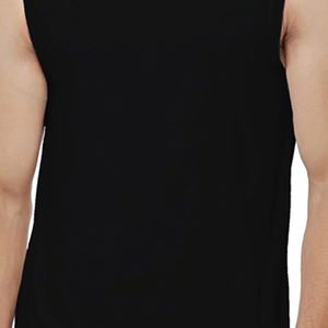 Camiseta sin Mangas para Hombre de Primera Calidad, Económica, Transpirable, Tejida, 100% Algodón, para Gimnasio, Deporte, Ejercicio - Product Image 4
