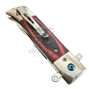 มีดพับสีพื้นแบบใช้ซ้ำได้ บริการ OEM มีดพับใบมีดพับได้ - Product Image 4