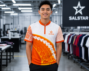 เสื้อโปโลซับลิเมชั่นคุณภาพสูงสั่งทำได้ ลายซัมเมอร์ไวบ์ แห้งเร็ว ระบายอากาศได้ดี ผลิตจากโพลีเอสเตอร์ เหมาะสำหรับกีฬา รับผลิตแบบ OEM จากโรงงาน - Product Image 2