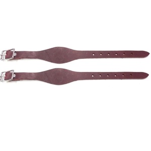Direct usine : Paire de rênes à étrier marron en cuir Latigo pour selle western, accessoires d'équitation - Product Image 1