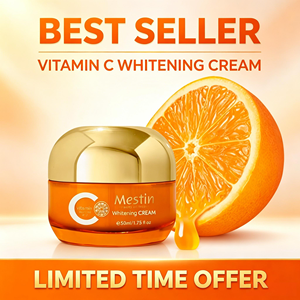 Crème Visage Éclaircissante Mestin Private Label Vitamine C Acide Hyaluronique Hydratation Récupération Après-<span class=keywords><strong>Soleil</strong></span> Nuit Anti-Âge Éclat 50ml - Product Image 1