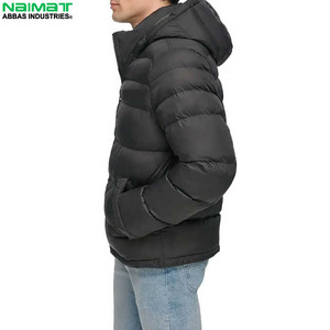 Performance Alpine Skiing Sport Puffer <b>Jacket</b> Men Thermal Fleece Lining Hooded Mountain Snowboard Athletic Wear - Product Image 4