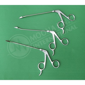 Ensemble de forceps manuels pour arthroscopie du genou 3,5 mm, 3 pièces, droites, courbes gauche et droites, instruments chirurgicaux - Product Image 3