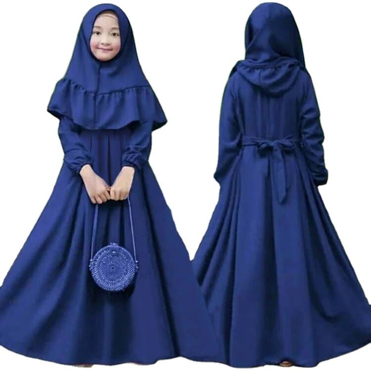 Eid 2024 Kids Abaya Wholesale NewArrival Muslim Clothing