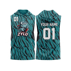 เสื้อเจอร์ซีย์ฟุตบอลแบบมีฮู้ดไม่มีแขนสั่งทำพิเศษสำหรับทีมเยาวชน 7v7 พร้อมชุดรัดกล้ามเนื้อ - Product Image 6