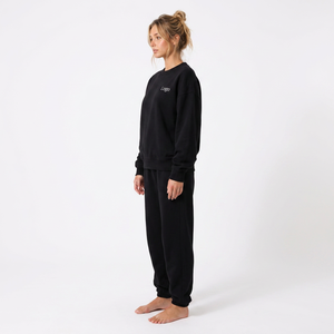 Conjunto de Sudadera con Capucha y Pantalones de Chándal de Dos Piezas para Mujer, con Pedrería, Personalizable, de Forro Polar Suave, Fabricante Mayorista de Ropa - Product Image 3