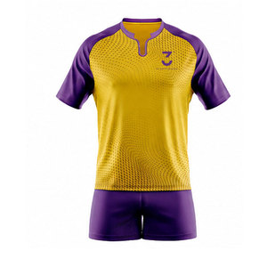 Ropa Deportiva Personalizada de Alta Calidad para Hombre, Conjunto de Uniforme de Rugby Elegante, Material Transpirable, Secado Rápido, Ajuste Cómodo - Product Image 1