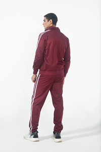 Ropa Deportiva para Hombre, Conjunto Deportivo Informal de Color Sólido, Sudadera con Cierre y Pantalones Jogger, Transpirable y Resistente al Viento - Product Image 2