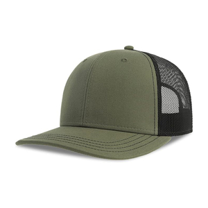 Casquette Trucker en Maille Noire et Verte 6 Panneaux Ajustable Décontractée Printemps-Été Unisexe Adulte 2027 100% Acrylique Strass - Product Image 4