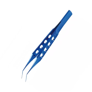 Pinzas Anguladas Premium para Suturas, Acero Inoxidable, Herramienta Microquirúrgica Oftálmica para Atar Suturas, Instrumentos Quirúrgicos con Marcas CE e ISO - Product Image 2