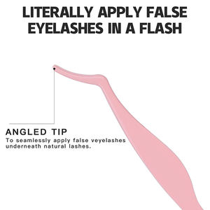 Applicateurs de cils, pinces pour une application facile des faux cils, idéales pour les débutants et les professionnels en maquillage - Product Image 3