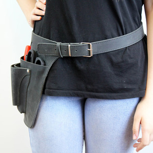 Professional florist <b>leather</b> <b>tool</b> belt durable multi pocket gardening waist pouch premium OEM <b>tool</b> belts wholesale price - Product Image 5