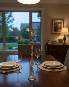 Bougie conique parfaite en cire de soja et paraffine pour mariages, cadeau haut de gamme – Parfum oriental, sans fumée, design anti-goutte pour une combustion stable - Product Image 4