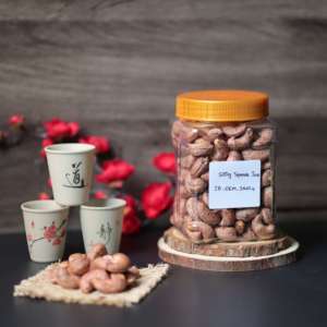 กระปุกถั่วเม็ดมะม่วงหิมพานต์ทรงสี่เหลี่ยม500กรัมรสเค็มแบบพรีเมี่ยมจากโรงงาน - Product Image 4