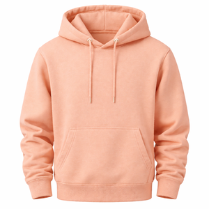 เสื้อฮู้ดดี้โอเวอร์ไซส์ทรงหลวม แบรนด์ Conifer ผลิตด้วยมือ ปักโลโก้ด้านหน้า ผ้าหนา 300 กรัม สไตล์สตรีทแวร์ แขนเสื้อแบบดรอปโชว์เดอร์ ผ้าฟลีซ ผลิตตามแบบ ODM 100% - Product Image 3