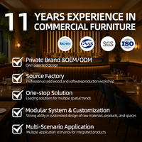 American Vintage Chesterfield Sofa and Diamond Back Table Booth Mobilier moderne de restaurant 2 places pour le salon et l'hôtel