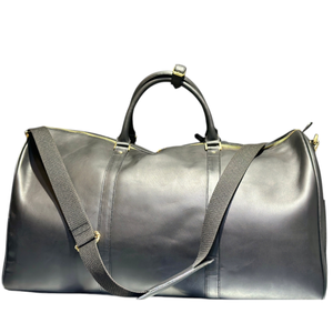 Luxury Genuine Leather Durable Plain Fashion Travel Duffel <b>Bag</b> Large Capacity Weekend Men Business Trip <b>Overnight</b> Shoulder Carry - Product Image 4