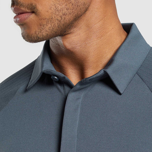 Camiseta Polo de Manga Corta de Punto para Hombre, Color Sólido, Transpirable, Informal, para Golf, Verde, Fabricante de Camisetas Polo de Golf Personalizadas - Product Image 6