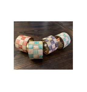Anillos de Servilleta Modernos de Resina con Incrustaciones, Ecológicos, Duraderos y de Lujo, con Detalles Multicolores para la Mesa de Comedor, Ideales para Fiestas de Cumpleaños - Product Image 3
