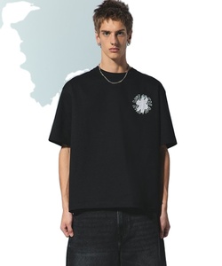 Top Trending 100% algodón ropa de verano camiseta suelta media manga larga ajuste cómodo marca personalizada impreso teñido Jersey - Product Image 6