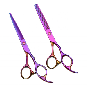 Juego de tijeras de corte de pelo personalizadas al por mayor, tijeras de adelgazamiento para salón, suministros de belleza para peluquero - Product Image 3