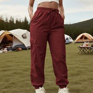 <span class=keywords><strong>Pantaloni</strong></span> <span class=keywords><strong>Cargo</strong></span> da <span class=keywords><strong>Donna</strong></span>, Opzioni Multicolore, Vita Elastica con Coulisse, Leggeri, Antistatici, per Escursionismo e Uso Casual - Product Image 5