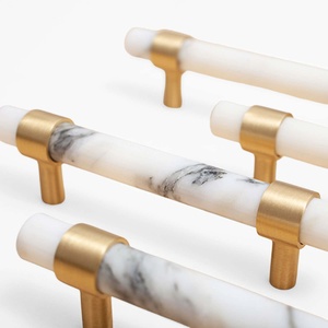 Minimalist Brass Furniture Handles Acrylic <b>Drawer</b> Kitchen Cabinet <b>Pulls</b> Bedroom We Custom Make Acrylic Door <b>Drawer</b> Handle - Product Image 1