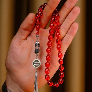 Perles de résine polies de haute qualité style ange, boîte de couleur pour tasbih, Dhikr quotidien, méditation, décoration intérieure écologique - Product Image 1