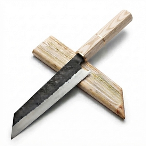 Couteau de chef Kiritsuke de style japonais avec fourreau en bois, couteau de cuisine, vente en gros, B2B, fabricant OEM - Product Image 5