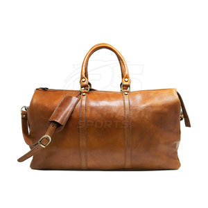 Sac de voyage robuste en cuir, sac de sport et de gym très résistant, sacs de sport en cuir avec coutures durables - Product Image 4