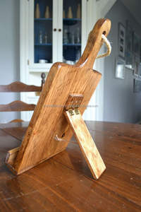 Elegante soporte para libros de cocina de madera diseñado para cocinas modernas que ofrece soporte duradero para la inspiración culinaria diaria. - Product Image 3