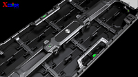 Écran LED professionnel de location 500x1000mm P3.91, panneau vidéo mural LED extérieur pour scène, événements et concerts