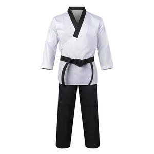 Taekwondo Jiu Jitsu Uniform Competition Ready Breathable Lightweight Polyester/Cotton Custom Color & Logo Unisex Custom - Product Image 1
