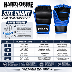 Gants de boxe en cuir épais, Mitaines thaïlandaises MMA à demi-doigts, Équipement d'entraînement professionnel, Fermeture auto-agrippante, Sangle de poignet réglable - Product Image 6
