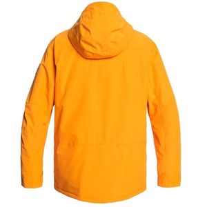 <b>Men's</b> Orange Breathable Cotton Bomber <b>Jacket</b> <b>Waterproof</b> <b>Winter</b> Coat with Zipper Closure High Street Style - Product Image 2
