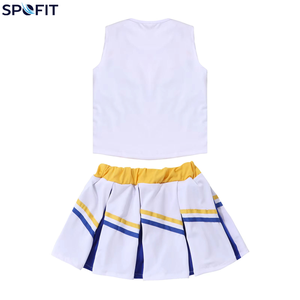 Tenues de cheerleading durables pour les entraînements d'équipe et les compétitions, impression personnalisée et design confortable, uniformes de cheerleading personnalisés - Product Image 3