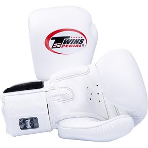 Guantes de Boxeo Twins Blancos de Primera Calidad, de Cuero Genuino, con Cierre de Velcro, para Sparring, Entrenamiento con Saco de Boxeo y Muay Thai, Más Vendidos - Product Image 2