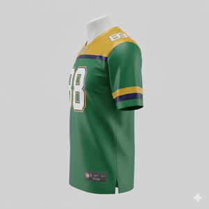 Maillot de football américain entièrement sublimé, personnalisé, respirant, à manches courtes, promotion en gros, pas cher, ajoutez des noms gratuitement, t-shirts pour adultes - Product Image 4
