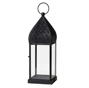 High Quality Hexagon Metal Moroccan <b>Lantern</b> Black Bronze <b>Silver</b> for Home Decoration Durable Indoor Outdoor Use - Product Image 3