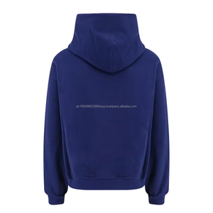 Streetwear Sweats à capuche vierges logo personnalisé pour homme Sweats à capuche sans ficelle polaire Poids lourd Logo personnalisé Hoodies - Product Image 3
