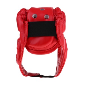 ELEGANT CORPORATION High Quality Boxing <b>Training</b> <b>Head</b> Guard PU Leather Cowhide EVA Foam Padding Unisex for Martial Arts - Product Image 4