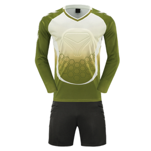 Uniforme de Portero de Fútbol Personalizado, Transpirable y Absorbente de Humedad, Jersey y Pantalones Cortos Acolchados - Product Image 5