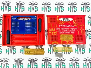 Kit de Cirugía Oral y Maxilofacial Reutilizable de Alta Calidad de Pacho Industries, 1.5/2.0 Mini Micro Titanio, Juego de 313 Piezas para Hospital - Product Image 5