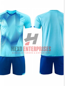 Maillot de football personnalisé en polyester écologique, à séchage rapide, réversible, respirant, kits uniformes de football, impression par sublimation - Product Image 1