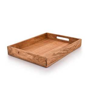 Plateau de service en bois le plus vendu pour restaurant, hôtel, cuisine, fournitures de bureau – Design moderne et luxueux, compatible lave-vaisselle, prix de gros - Product Image 3