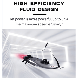 PSJF08a Moteur à essence 110CC pour jet ski et planche de surf, charge utile 120kg, vitesse 58 km/h, profondeur d'eau 60cm, paiement sécurisé avec carburateur PICC - Product Image 4