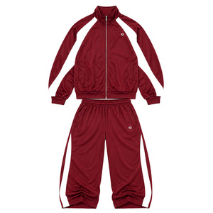 Ensembles de sweats à capuche et pantalons de survêtement pour hommes, avec empiècements contrastants et blocs de couleur, coupés et cousus sur mesure, style streetwear de luxe, 2 pièces, pour le jogging, vente en gros - Product Image 3