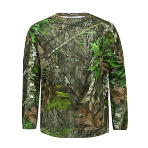 เสื้อเชิ้ตลายพรางแขนยาวสำหรับผู้ชาย ผลิตตามสั่ง ขายส่ง เหมาะสำหรับกิจกรรมกลางแจ้ง ล่าสัตว์ น้ำหนักเบา เหมาะสำหรับการเดินป่า ตั้งแคมป์ และการเดินทาง - Product Image 2