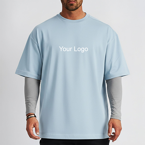 เสื้อยืดพิมพ์ลายสตรีทแวร์ เสื้อยืดเปล่า ไซส์พลัส เสื้อผ้าผู้ชาย เสื้อยืดผู้ชาย เสื้อยืดวินเทจสั่งทำพิเศษ เสื้อยืดโอเวอร์ไซส์ - Product Image 1